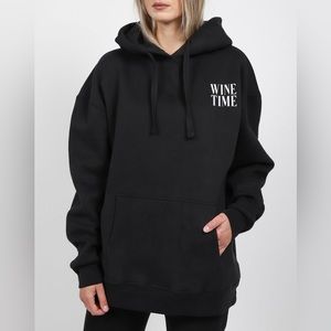 Big Sister Wine Time Hoodie